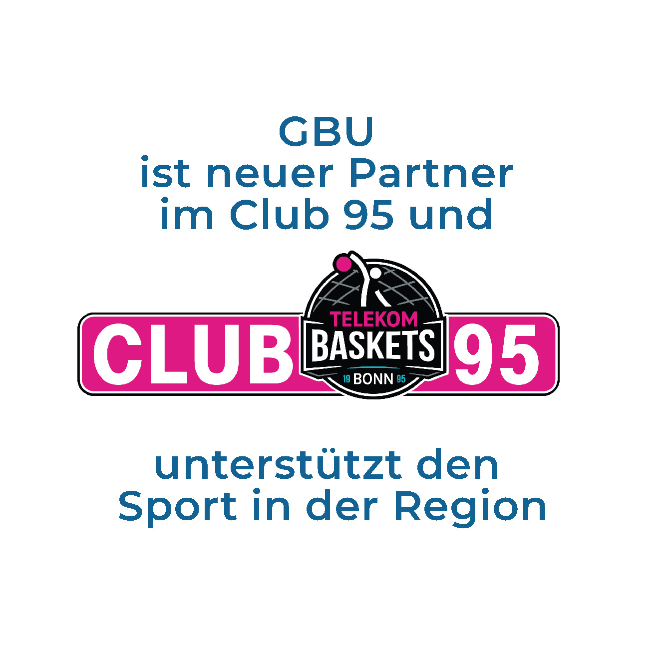 GBU ist neuer Partner im Club 95 und unterstützt den Sport in der Region